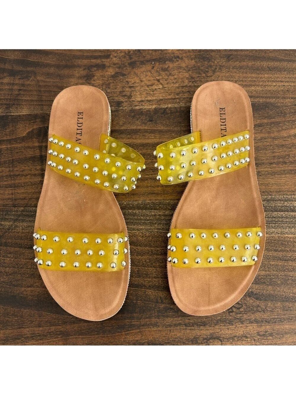 Elditas Perry Slip-on Sandals, Size 7.5